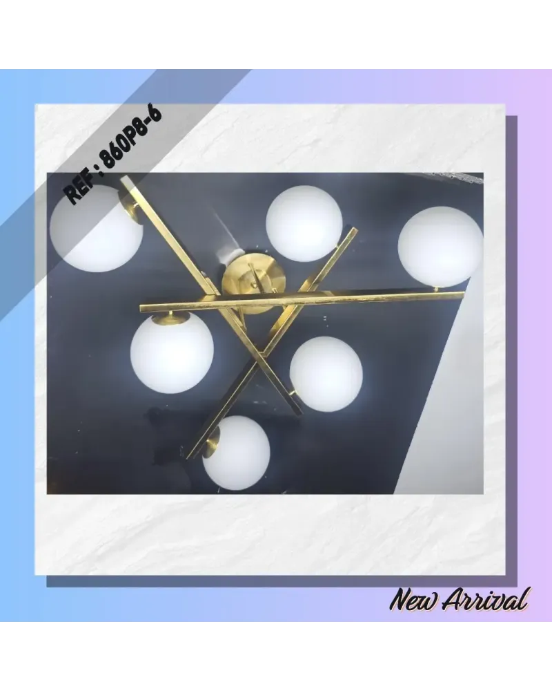 plafonnier a 6 boules