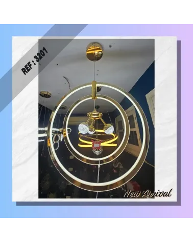 SUSPENSION LED DIA 60CM