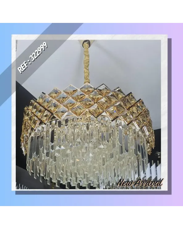LUSTRE CRISTAL  MODERNE