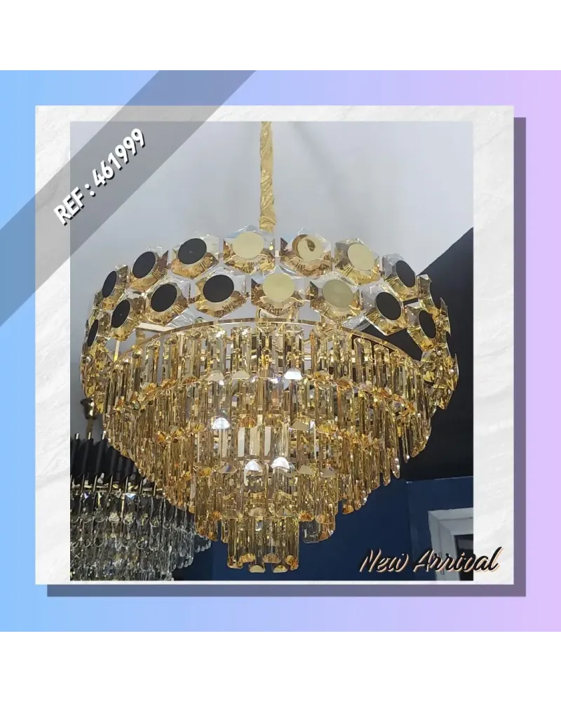 LUSTRE MODERNE CRISTAL
