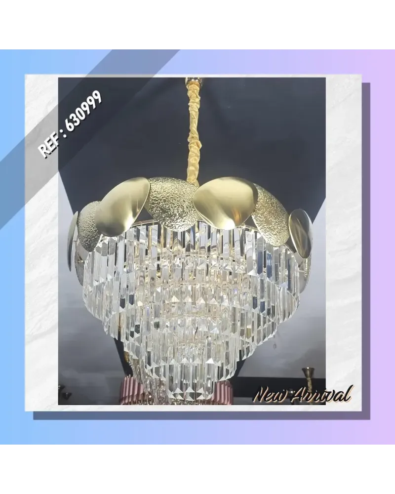 LUSTRE MODERNE CRISTAL