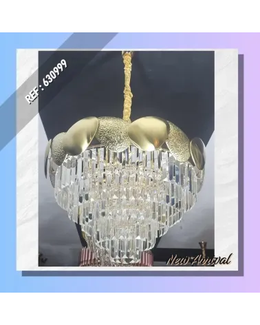 LUSTRE MODERNE CRISTAL