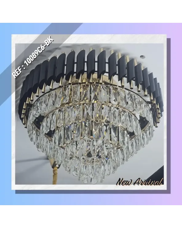 PLAFONNIER MODERNE  CRISTAL