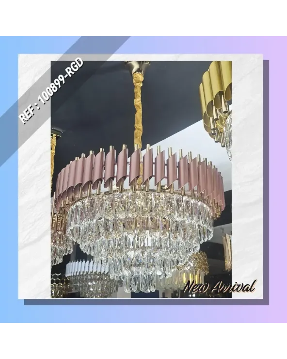 LUSTRE CRISTAL MODERNE