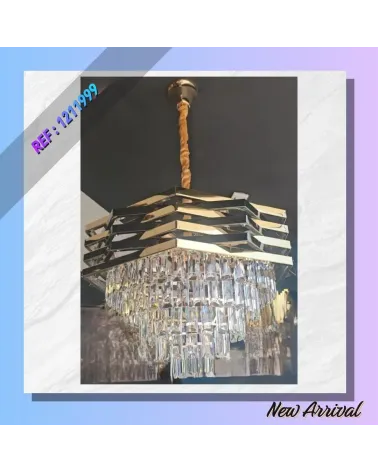 LUSTRE MODERNE CRISTAL