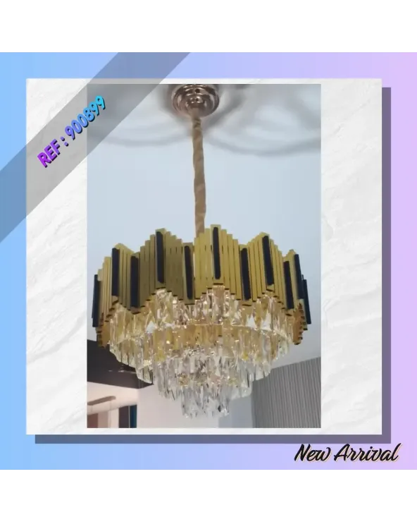 LUSTRE CRISTAL MODERNE