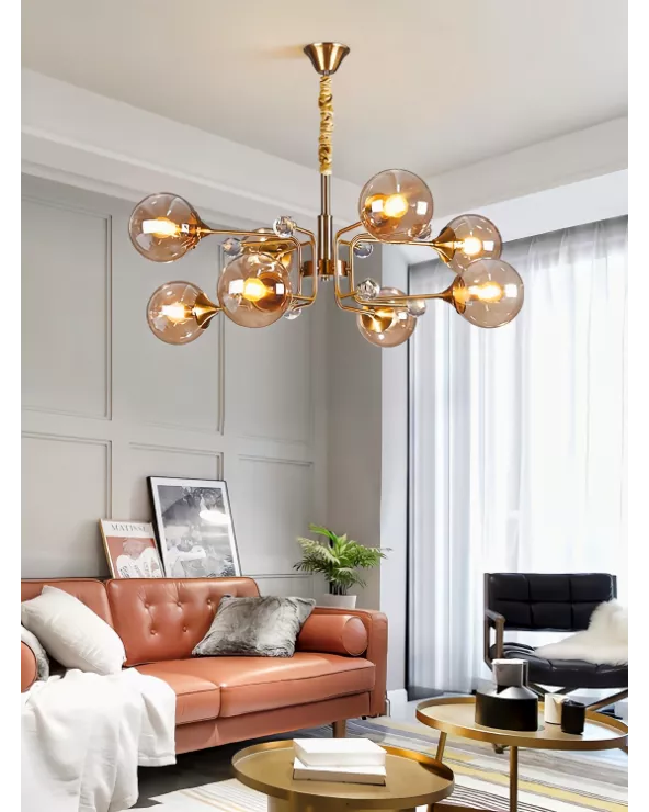 LUSTRE AMBRE 5808-8